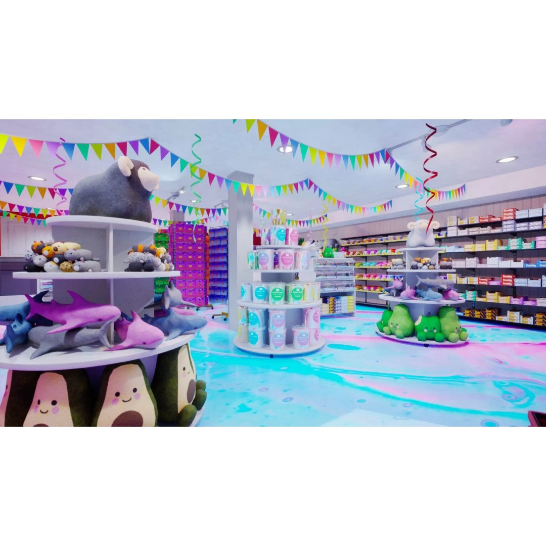 Candy and Toy Store 3D Model – Low Poly Interior Scene, PBR Textures - View 2