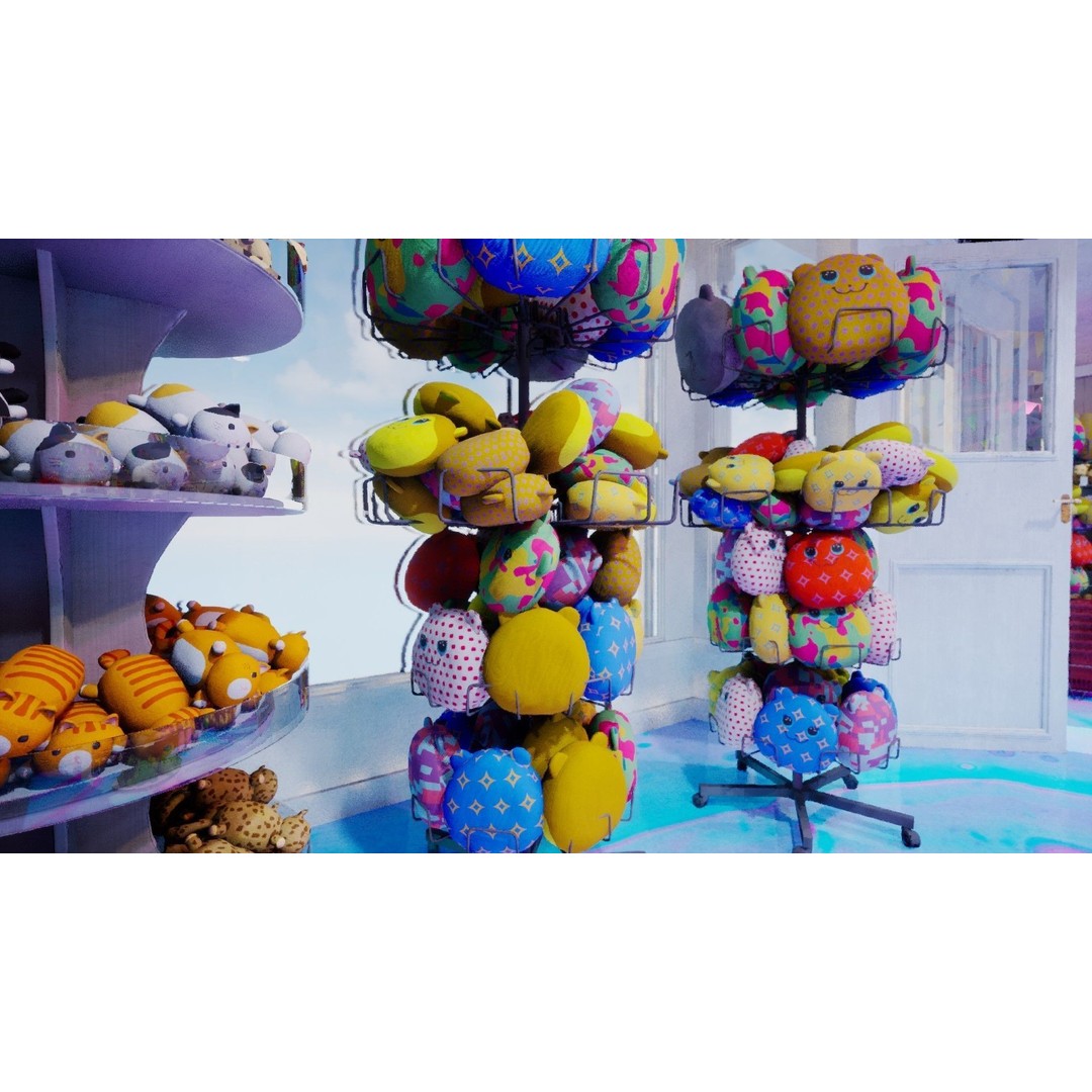 Candy and Toy Store 3D Model – Low Poly Interior Scene, PBR Textures - View 5