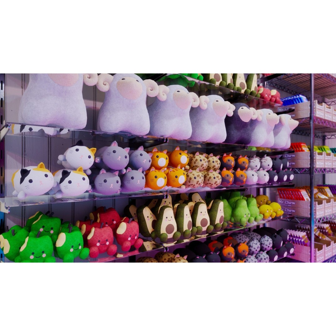 Candy and Toy Store 3D Model – Low Poly Interior Scene, PBR Textures - View 6
