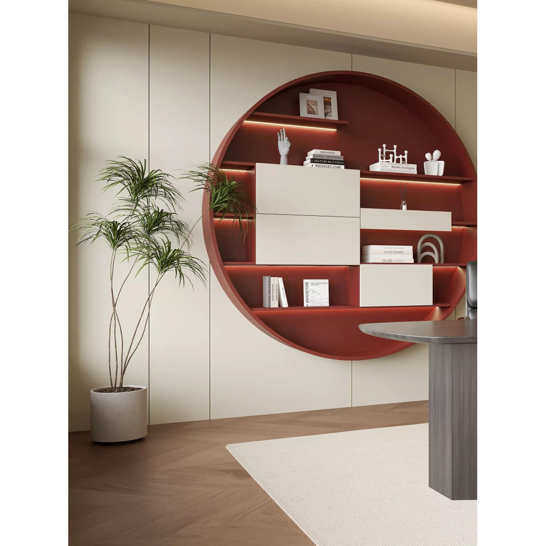Home Study 3D Model – Modern Office Interior, FBX, OBJ, PBR - View 5