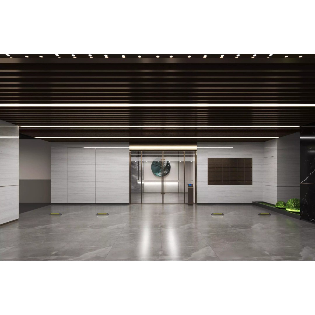 Modern Luxury Car Park 3D Model – Realistic Interior Garage Asset, FBX, OBJ - View 3