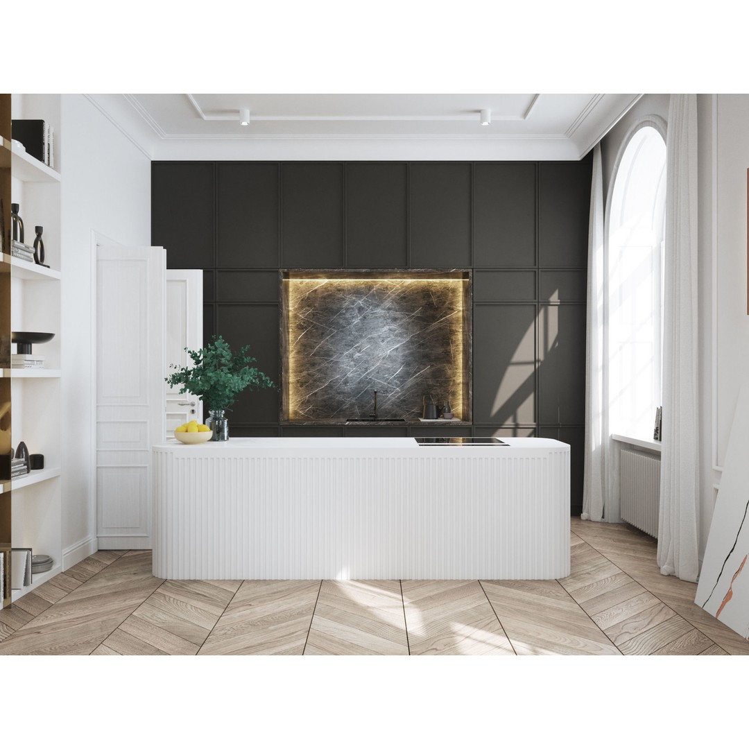Modern Classic Interior Scene 3D Model – Elegant Apartment Design, C4D & Octane - View 10
