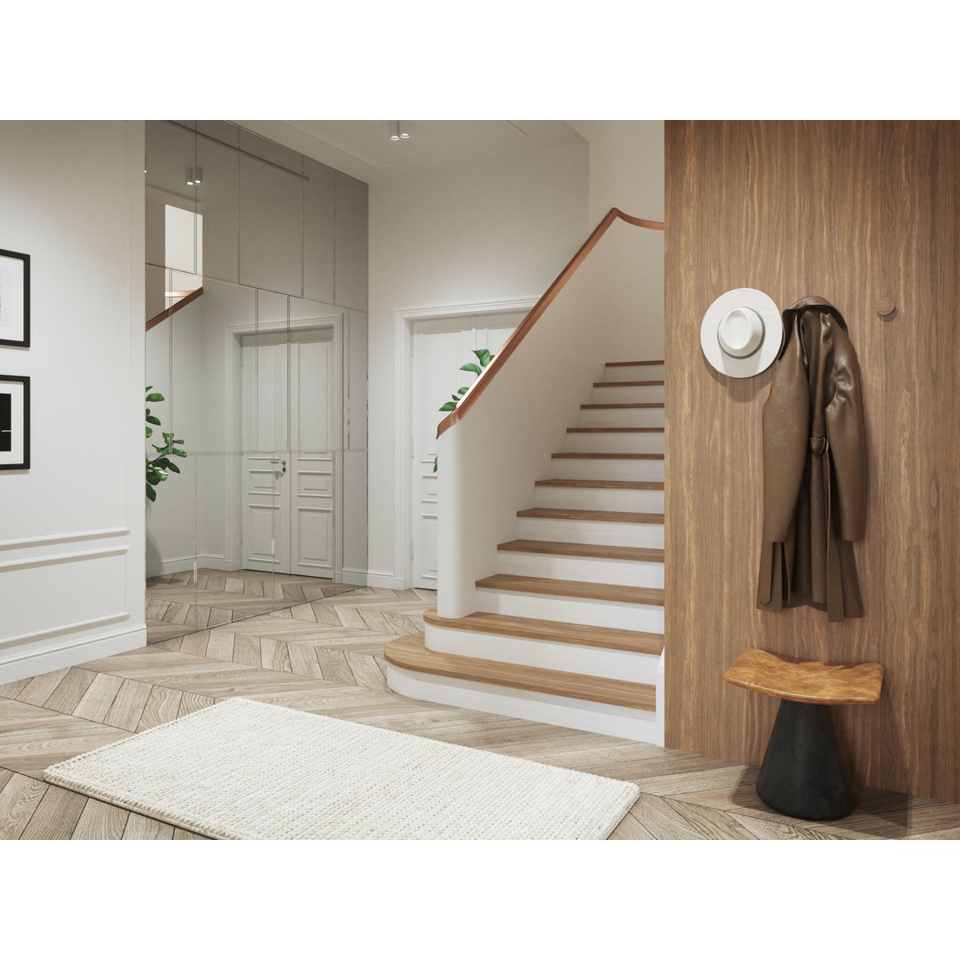 Modern Classic Interior Scene 3D Model – Elegant Apartment Design, C4D & Octane - View 13