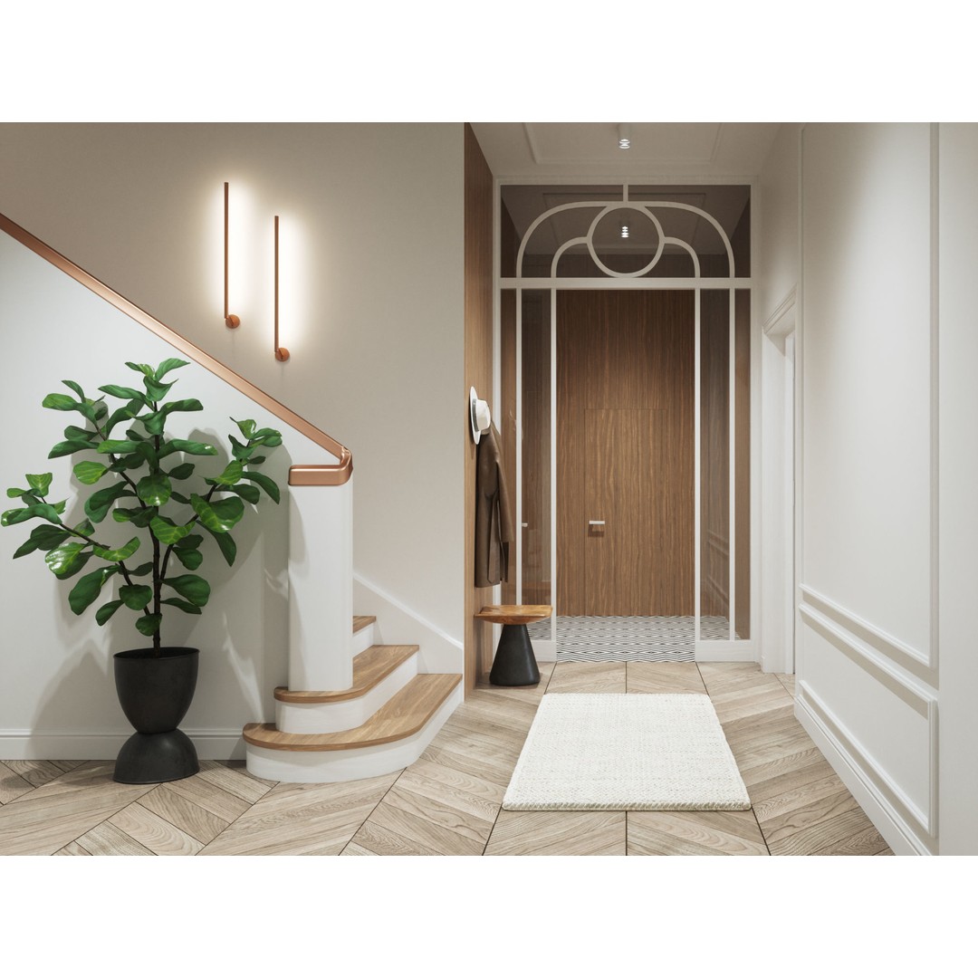 Modern Classic Interior Scene 3D Model – Elegant Apartment Design, C4D & Octane - View 15