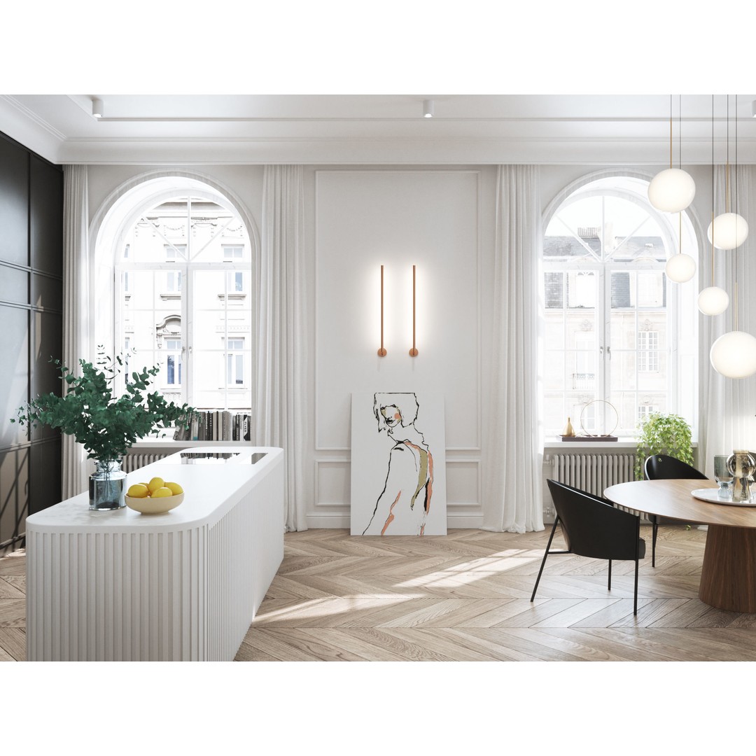 Modern Classic Interior Scene 3D Model – Elegant Apartment Design, C4D & Octane - View 6