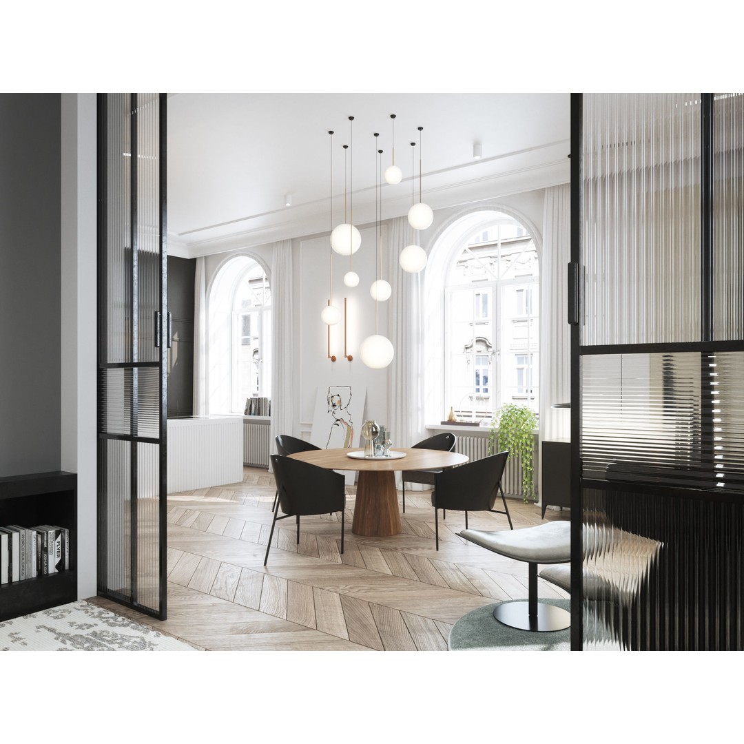 Modern Classic Interior Scene 3D Model – Elegant Apartment Design, C4D & Octane - View 8