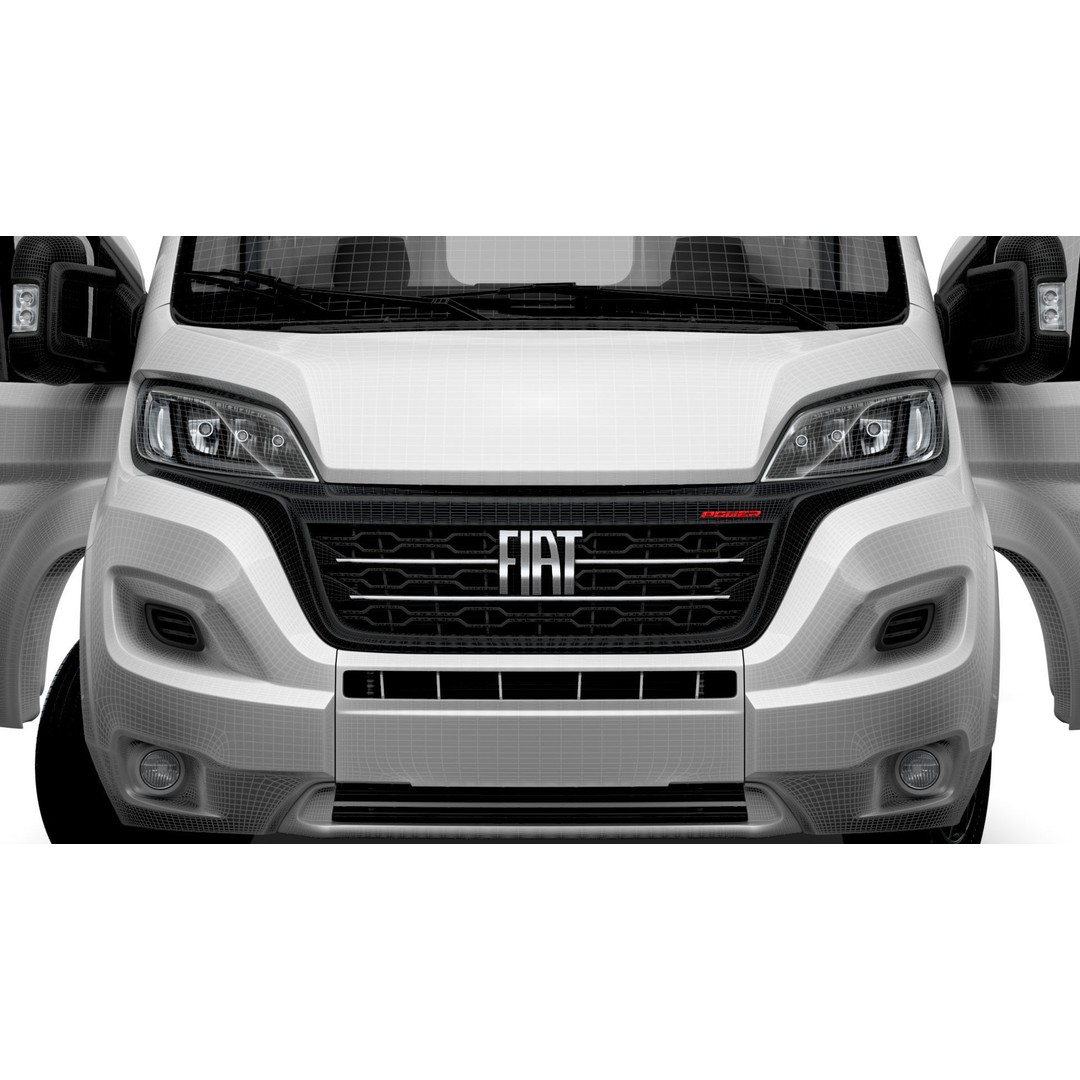 Fiat Ducato Van L3H3 3D Model – High Quality Interior, FBX, OBJ - View 23