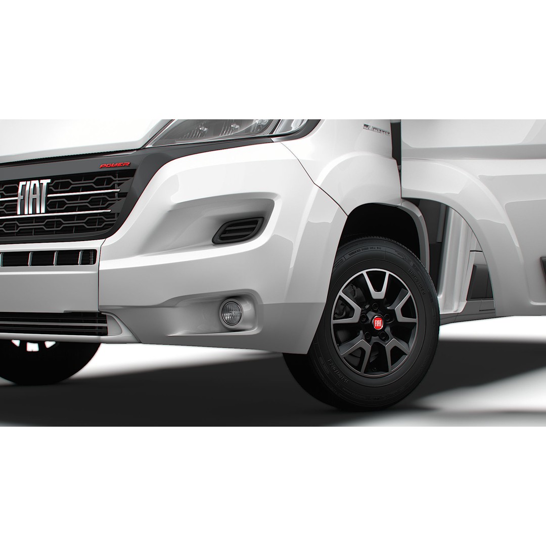 Fiat Ducato Van L3H3 3D Model – High Quality Interior, FBX, OBJ - View 5