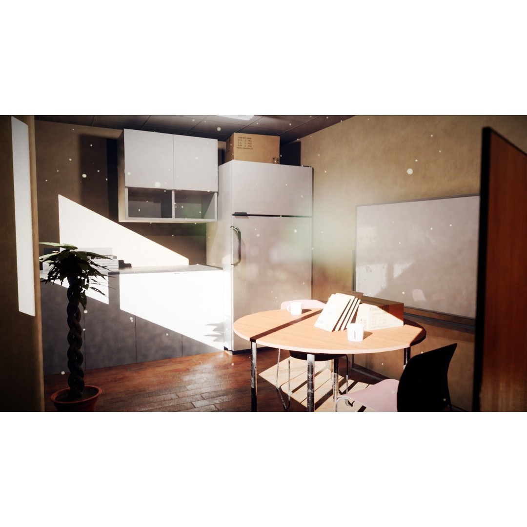 Lawyers Office 3D Model – Low Poly Environment for Drama, FBX - View 10