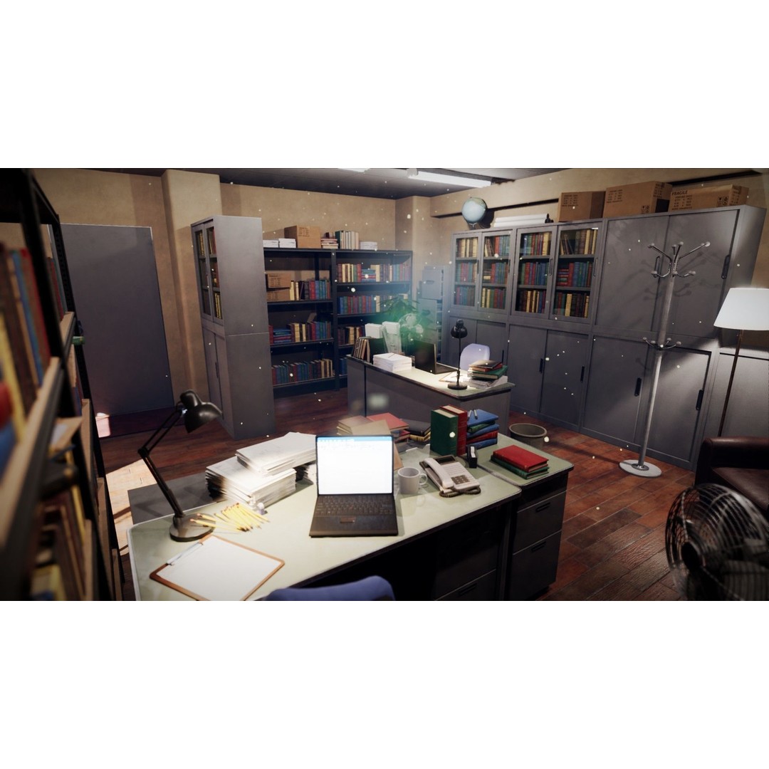 Lawyers Office 3D Model – Low Poly Environment for Drama, FBX - View 11