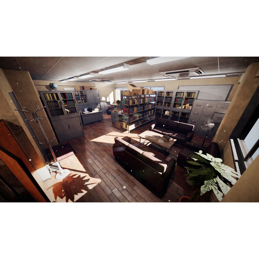 Lawyers Office 3D Model – Low Poly Environment for Drama, FBX - View 13