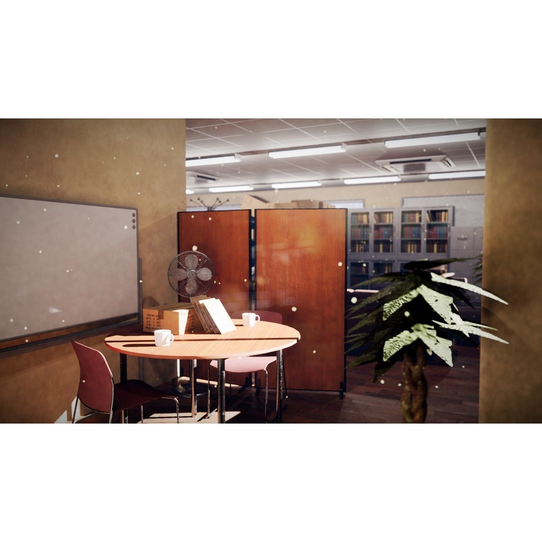 Lawyers Office 3D Model – Low Poly Environment for Drama, FBX - View 16