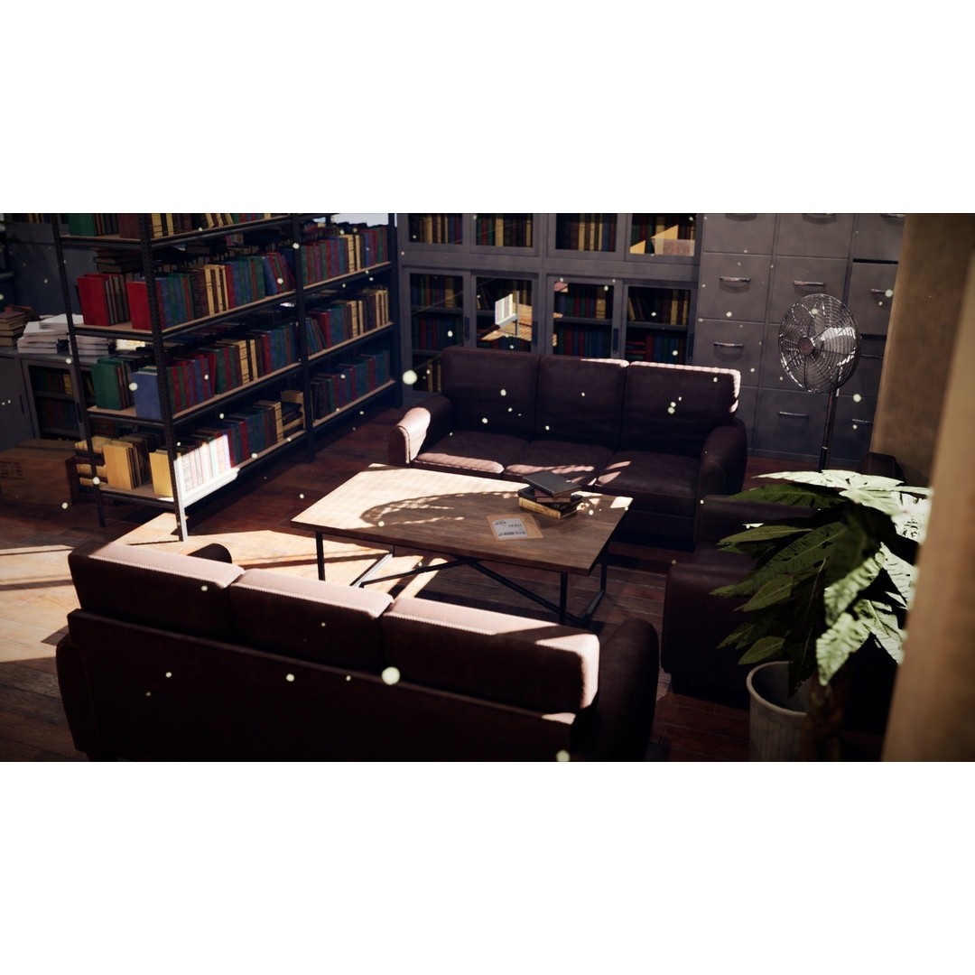 Lawyers Office 3D Model – Low Poly Environment for Drama, FBX - View 6