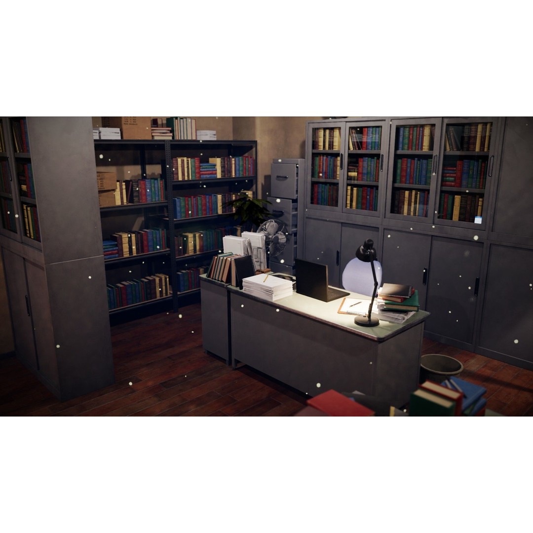 Lawyers Office 3D Model – Low Poly Environment for Drama, FBX - View 8