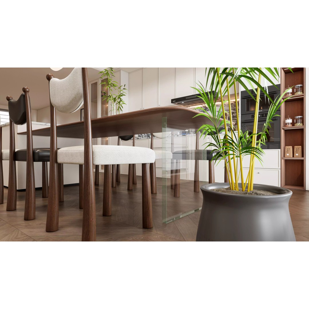 Modern Kitchen 3D Model – Photorealistic Interior with Textures, Blender, FBX - View 11