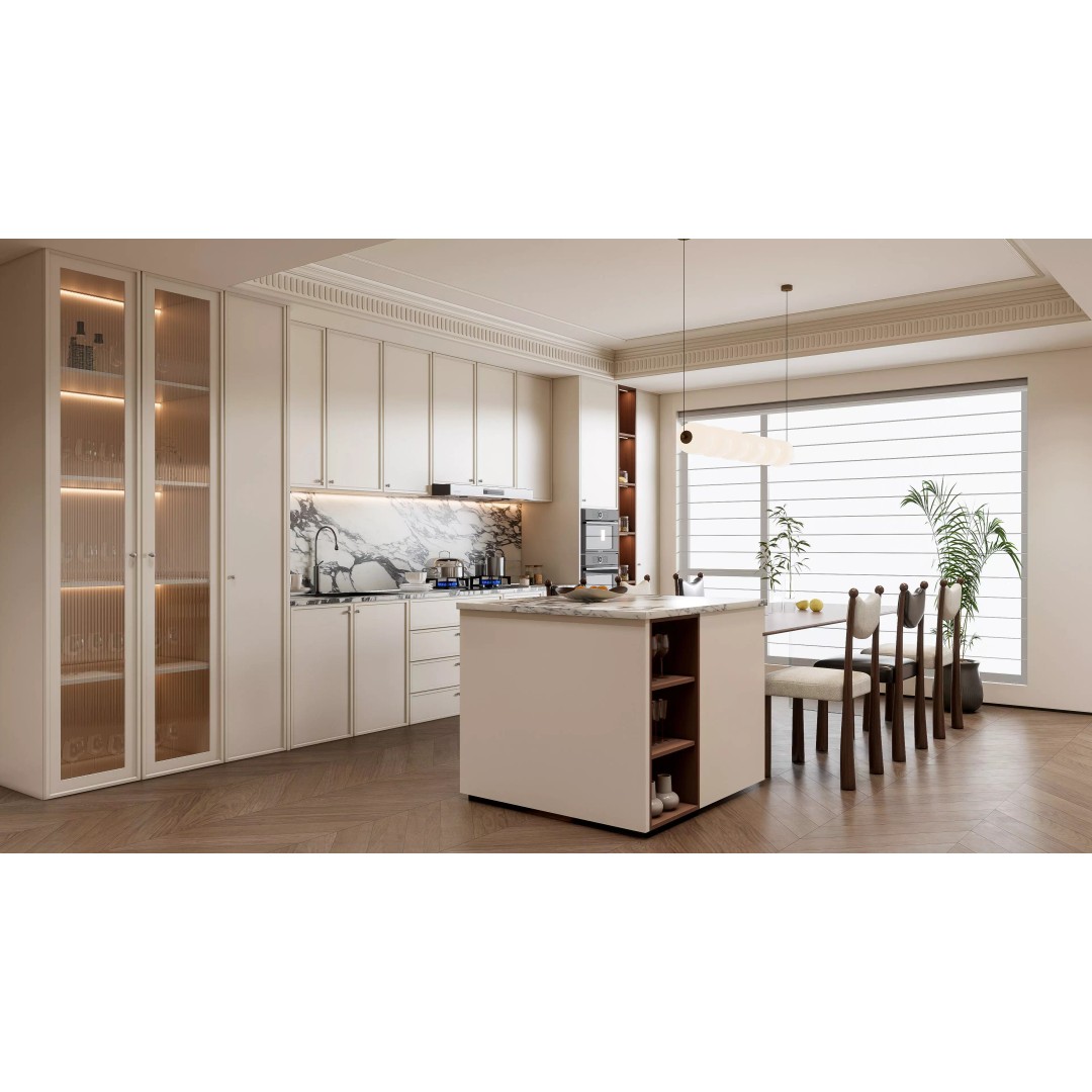 Modern Kitchen 3D Model – Photorealistic Interior with Textures, Blender, FBX - View 7