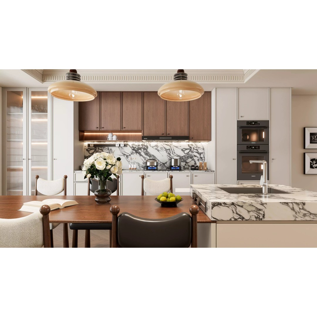 Modern Kitchen 3D Model – Photorealistic Interior Scene, Blender, FBX - View 10