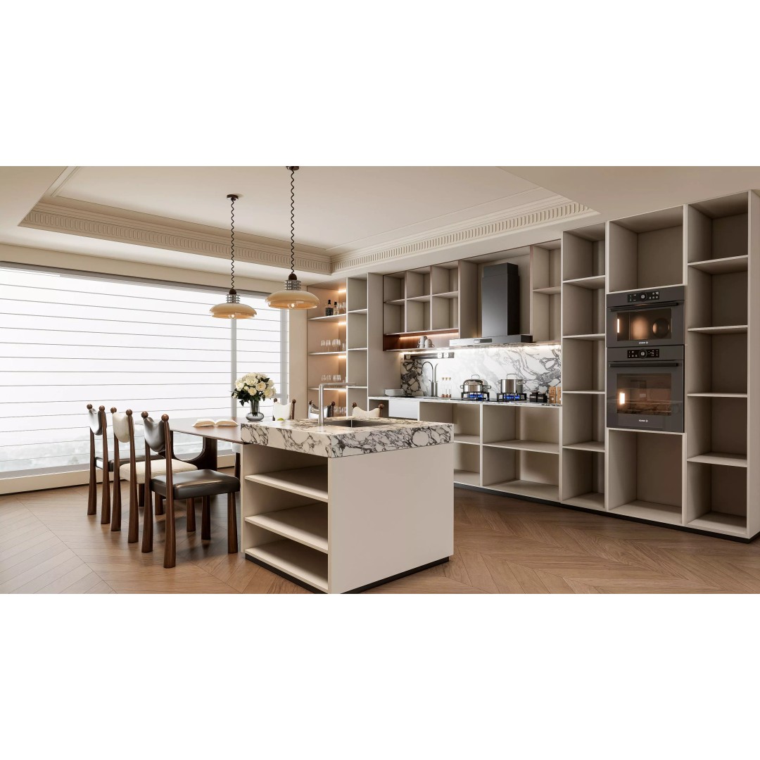 Modern Kitchen 3D Model – Photorealistic Interior Scene, Blender, FBX - View 6
