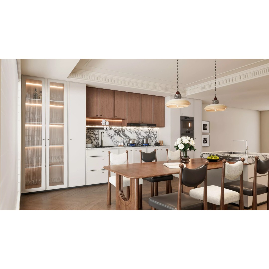 Modern Kitchen 3D Model – Photorealistic Interior Scene, Blender, FBX - View 8
