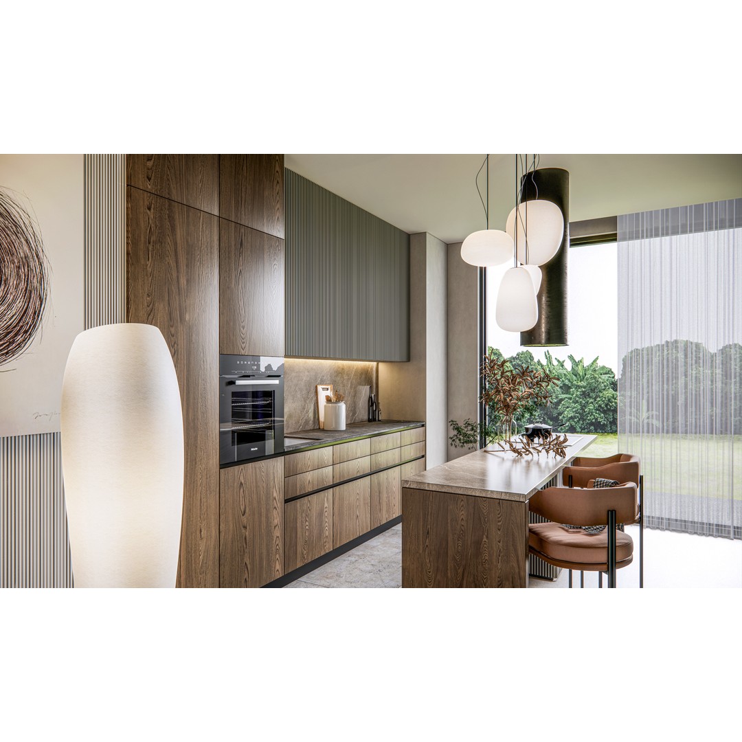 Kitchen 3D Model – Fully Parametric Resizable Scene, Blender, FBX - View 16