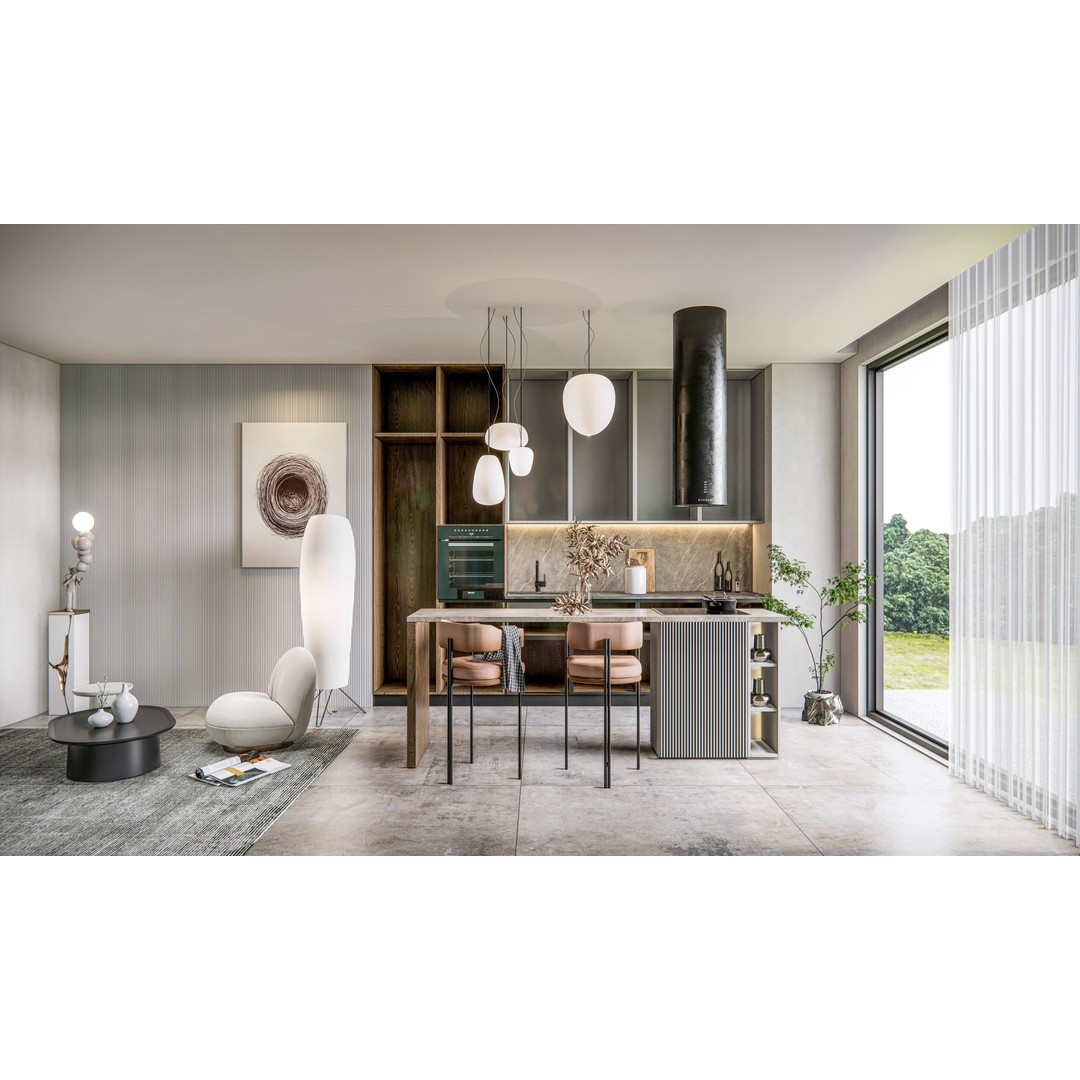 Kitchen 3D Model – Fully Parametric Resizable Scene, Blender, FBX - View 20