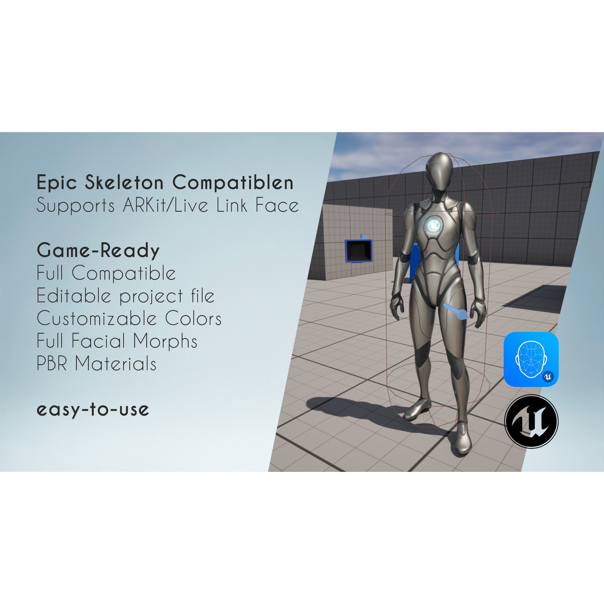 Casual Pajama Girl - Low-Poly Game-Ready 3D Model - View 21