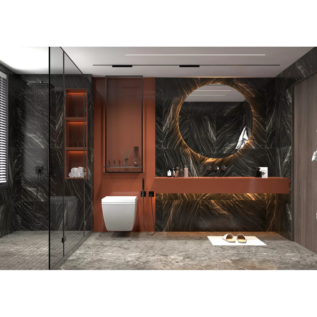 Bathroom Interior 3D Model – Modern Luxury Design, FBX & OBJ Formats - View 2