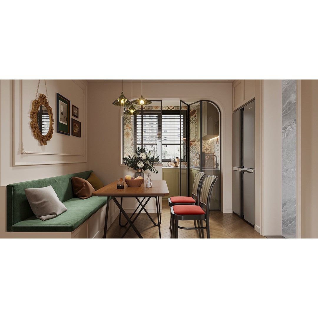 Living Room 3D Model – Fully Textured Interior Scene, Corona Renderer - View 4