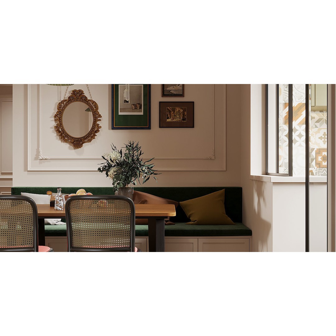 Living Room 3D Model – Fully Textured Interior Scene, Corona Renderer - View 5