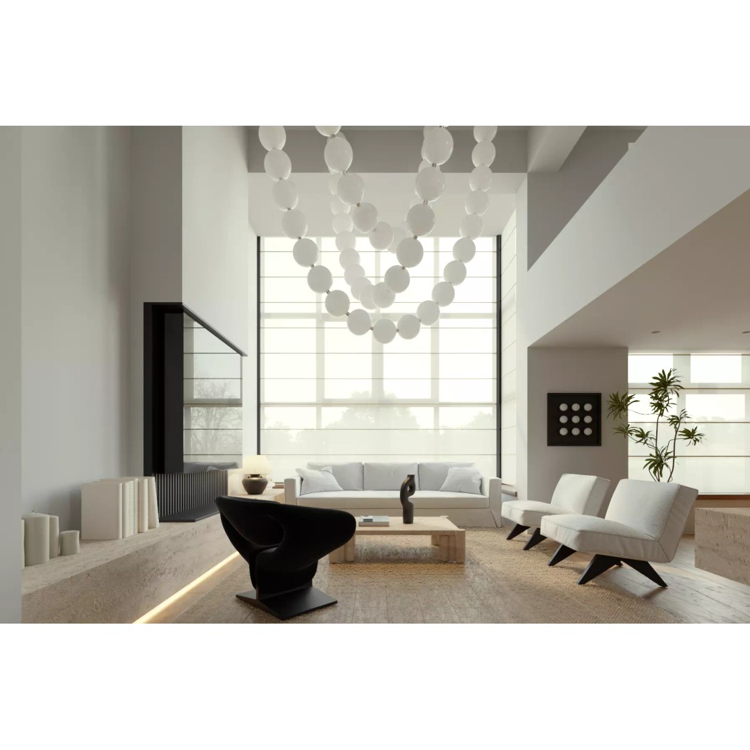 Modern Villa 3D Model – Contemporary Interior Design, FBX, OBJ - View 2
