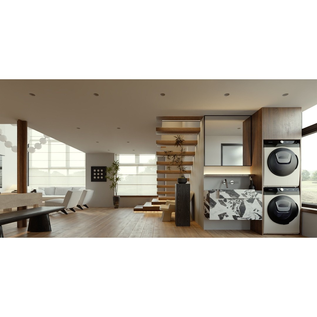 Modern Villa 3D Model – Contemporary Interior Design, FBX, OBJ - View 5