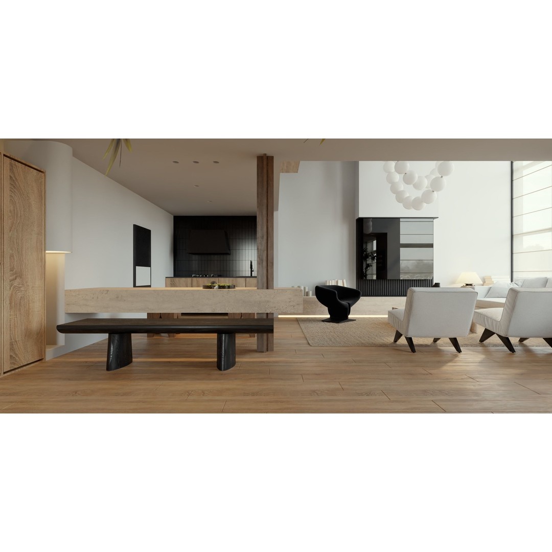 Modern Villa 3D Model – Contemporary Interior Design, FBX, OBJ - View 6