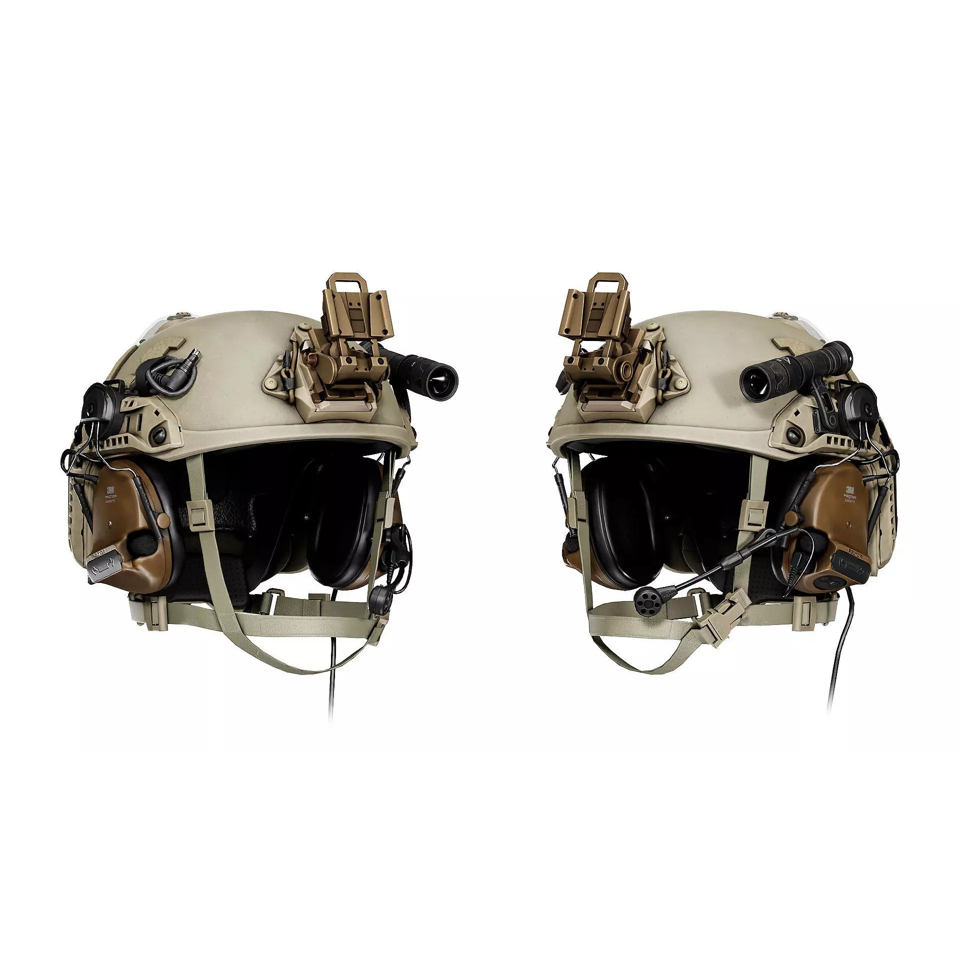 OPSCORE FTHS Ballistic Helmet - Low-Poly Game-Ready 3D Model - View 2