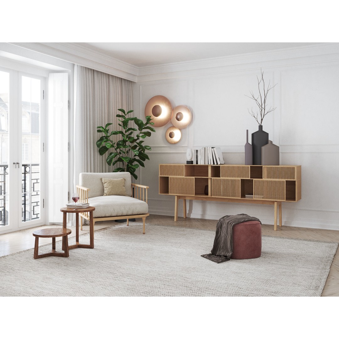 Eclectic Apartment Interior 3D Model – Warm Modern Design, C4D & Corona - View 5