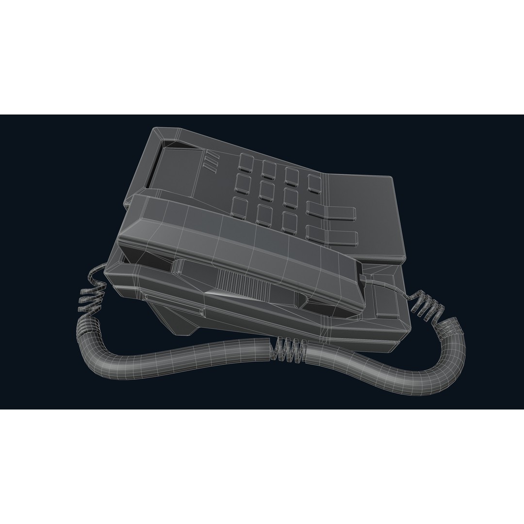 Old Computers 3D Model – Low Poly Retro Technology Asset, FBX, Blender - View 19