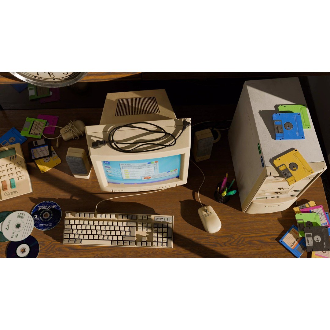 Old Computers 3D Model – Low Poly Retro Technology Asset, FBX, Blender - View 2