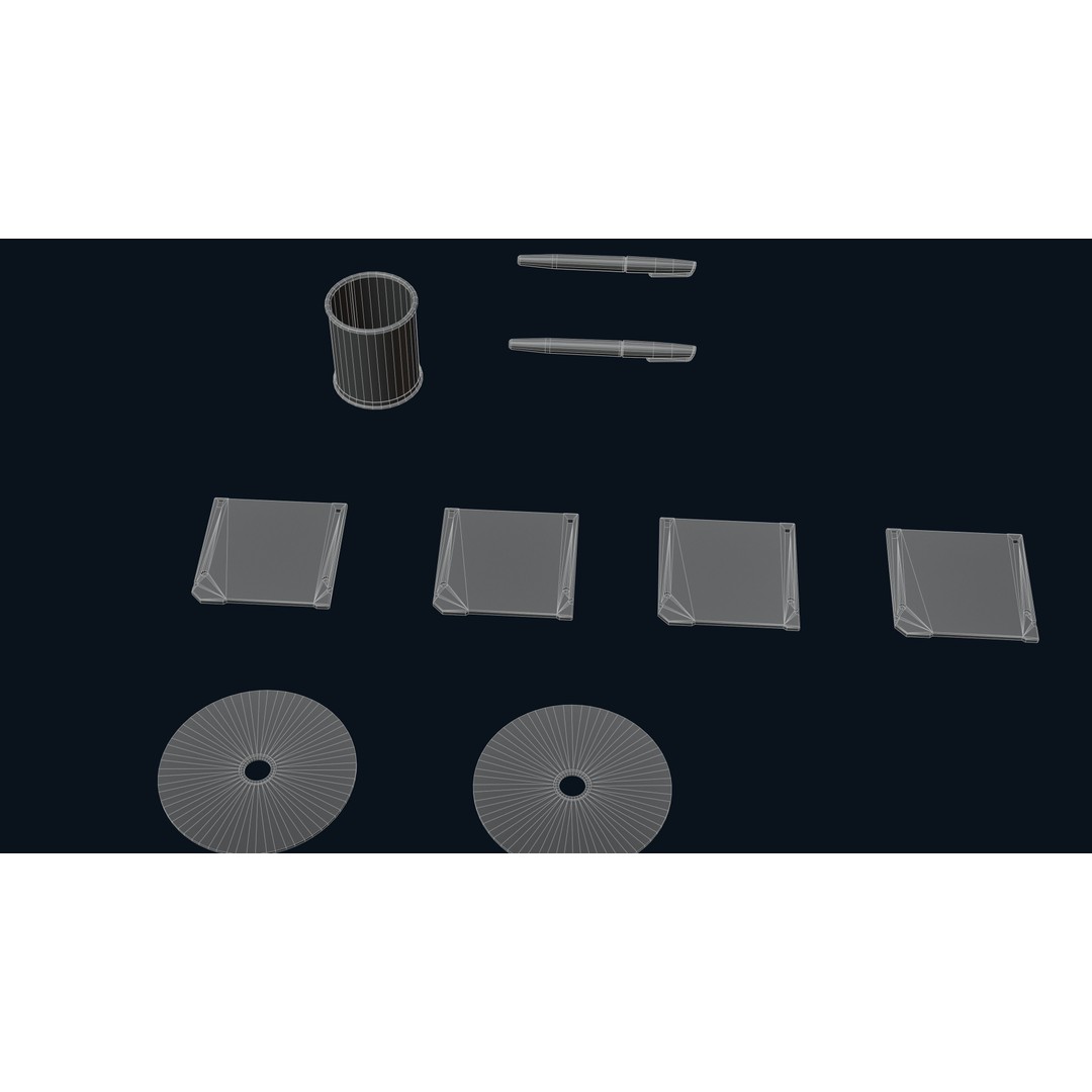 Old Computers 3D Model – Low Poly Retro Technology Asset, FBX, Blender - View 20
