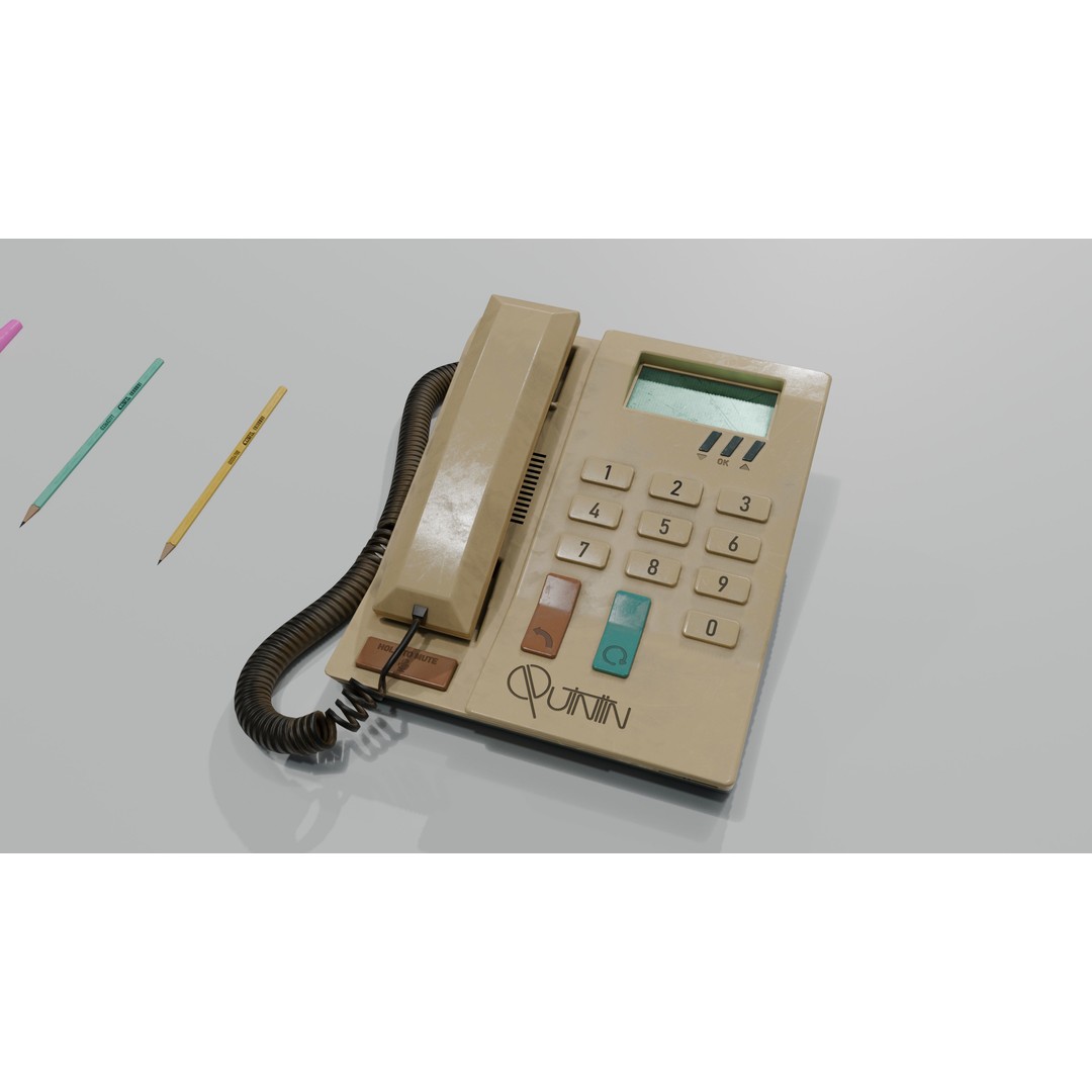 Old Computers 3D Model – Low Poly Retro Technology Asset, FBX, Blender - View 9