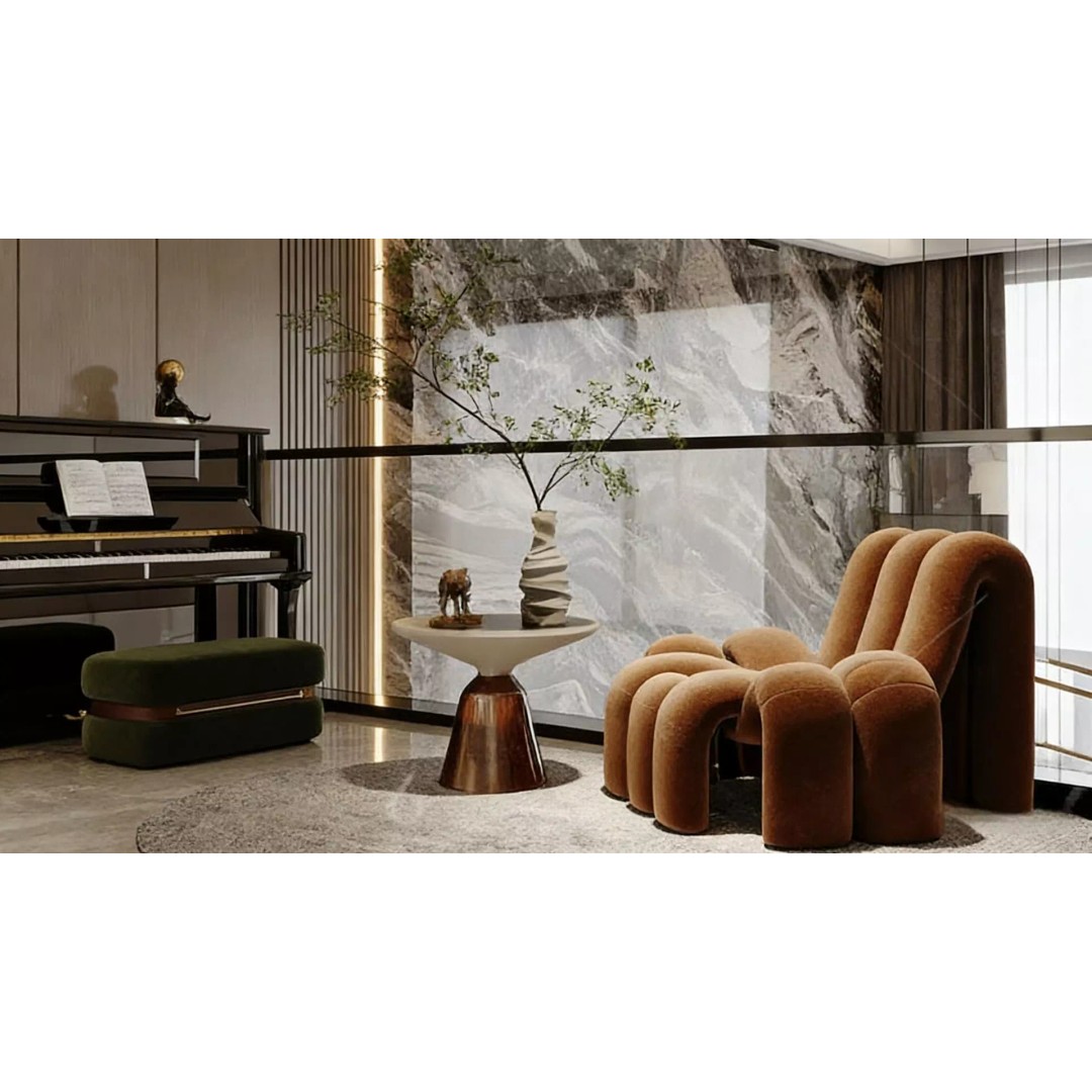 Duplex Living Room 3D Model – Modern Luxury Design, FBX, OBJ - View 6