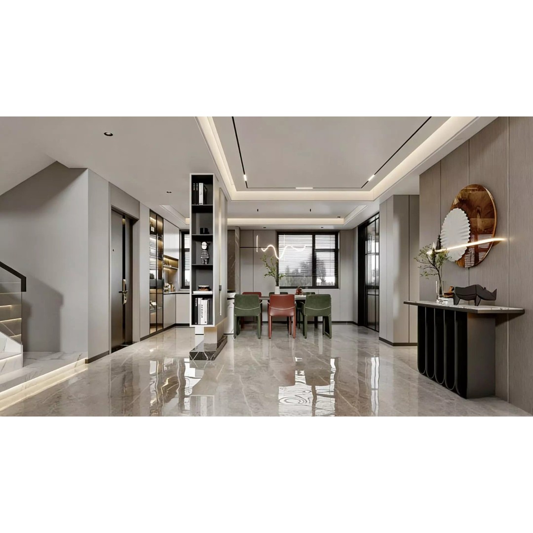 Duplex Living Room 3D Model – Modern Luxury Design, FBX, OBJ - View 7