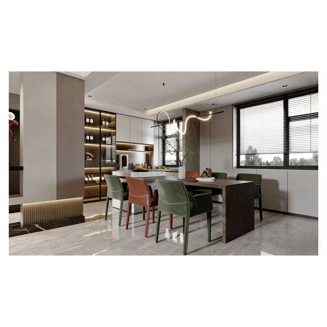 Duplex Living Room 3D Model – Modern Luxury Design, FBX, OBJ - View 8
