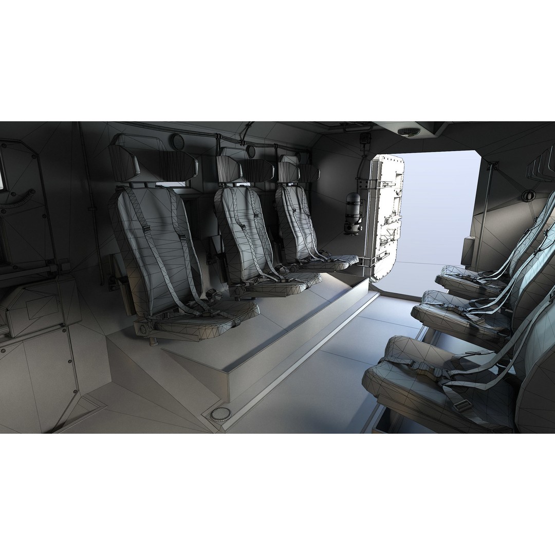 Varta MRAP 3D Model – Game Ready Low-Poly Military Vehicle, FBX - View 26