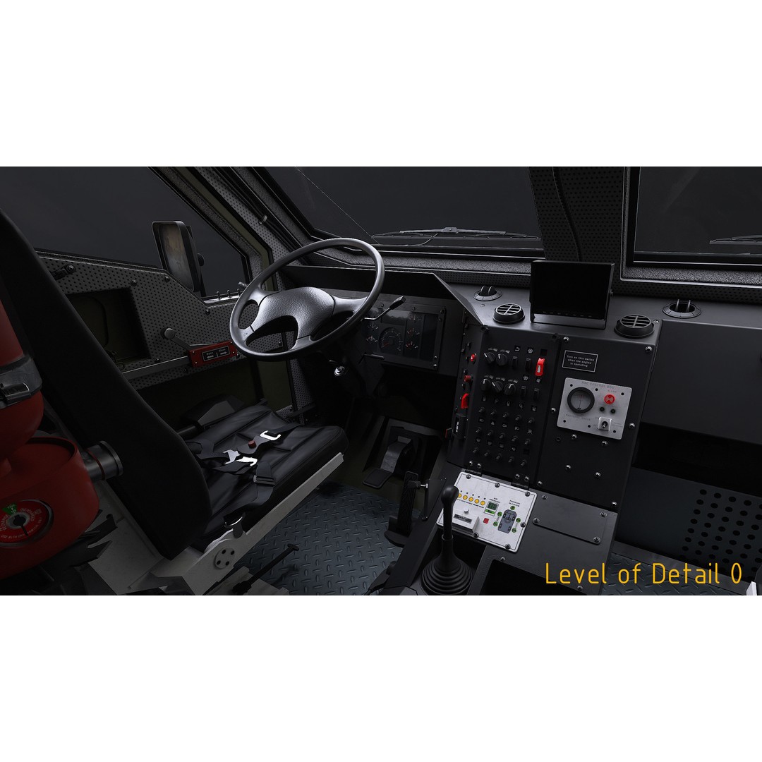 Varta MRAP 3D Model – Game Ready Low-Poly Military Vehicle, FBX - View 30
