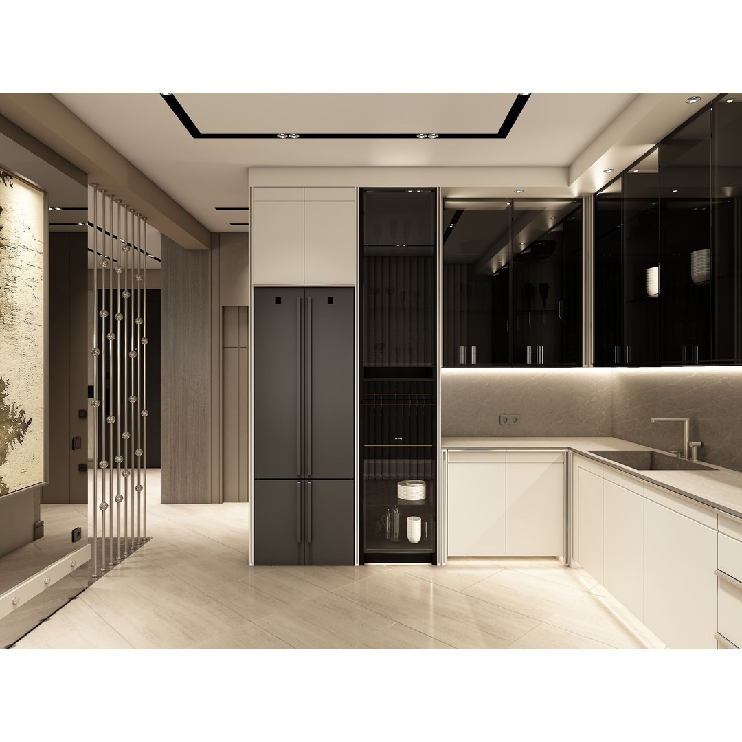 Luxury Apartment Interior 3D Model – Detailed V-Ray Scene for Archviz - View 10