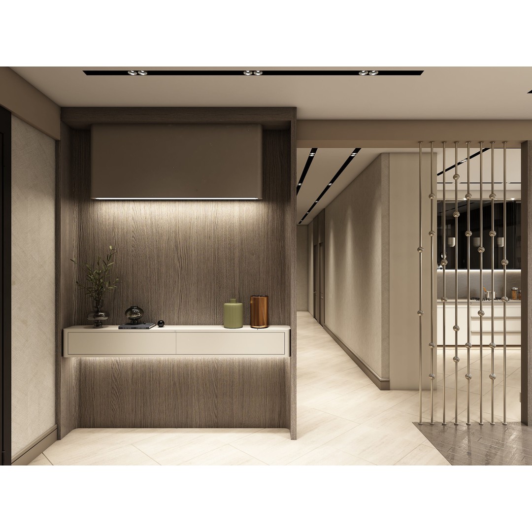 Luxury Apartment Interior 3D Model – Detailed V-Ray Scene for Archviz - View 8
