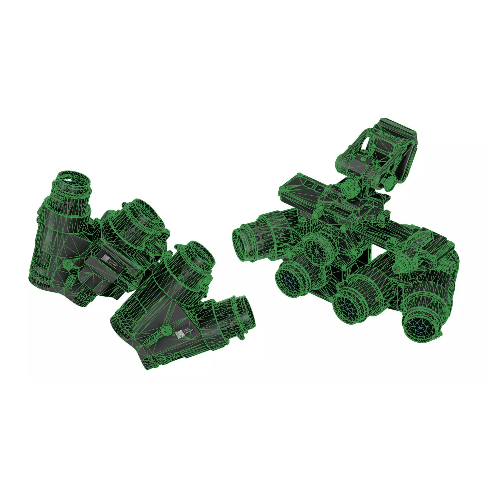 L3 Harris F-Pano NVGs - Low-Poly Game-Ready 3D Model - View 10