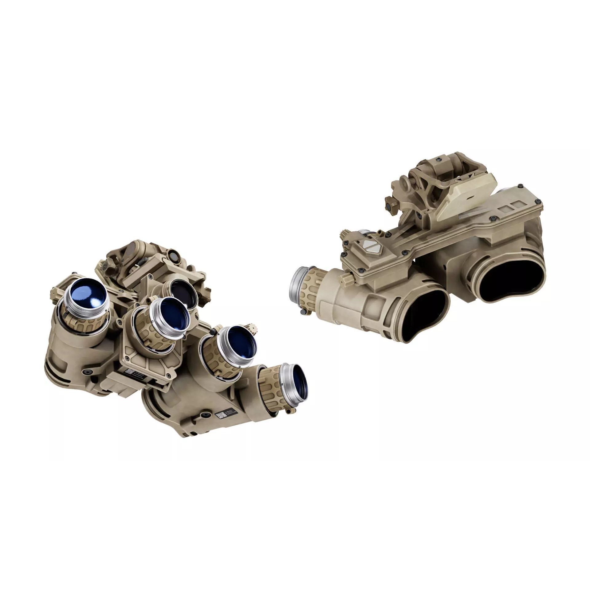 L3 Harris F-Pano NVGs - Low-Poly Game-Ready 3D Model - View 5