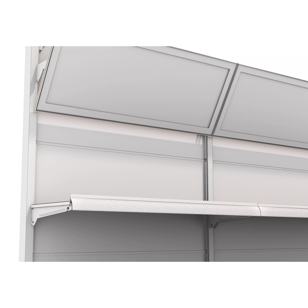 Grocery Store Shelf 3D Model – Low Poly Display Rack, FBX & OBJ - View 17