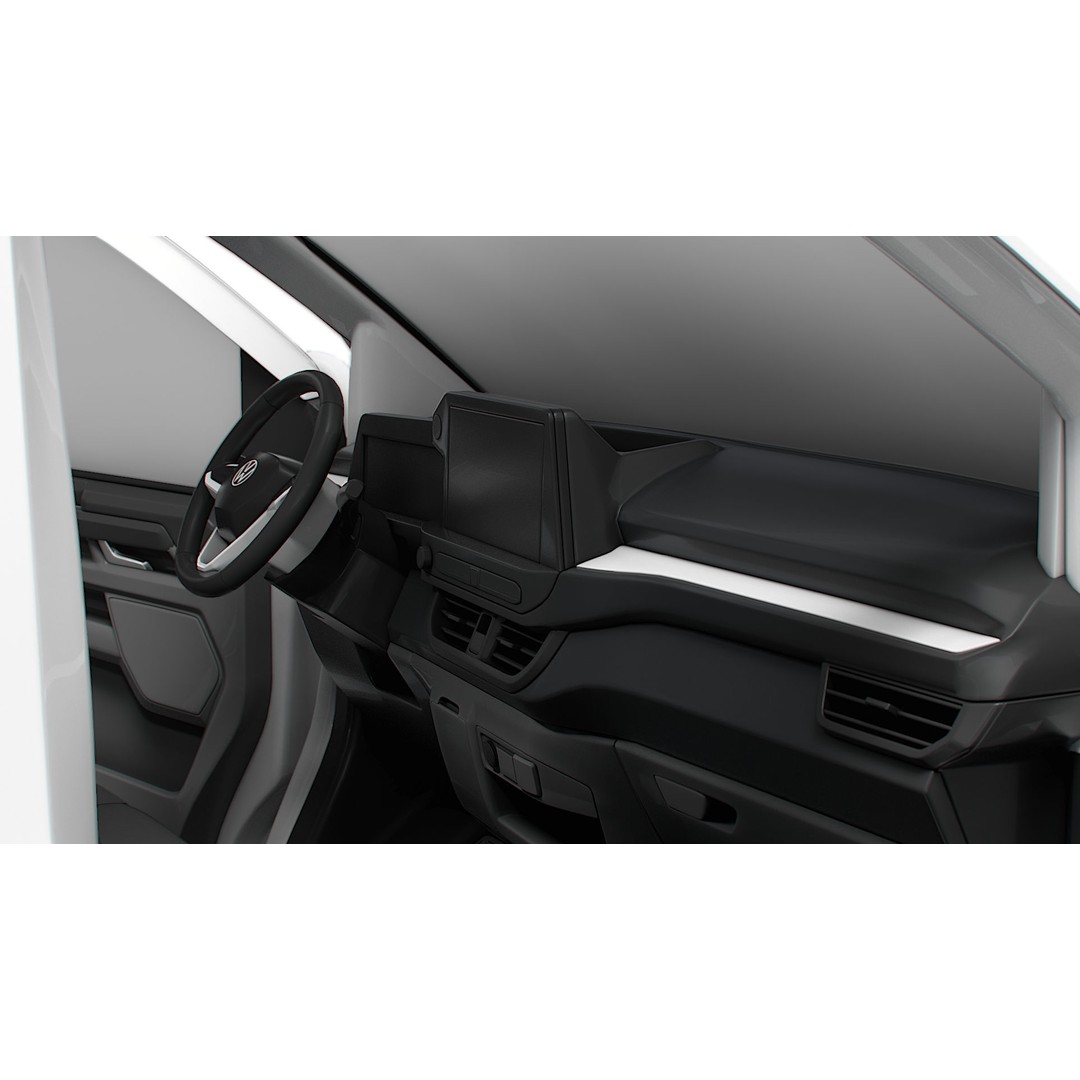 VW Transporter Van L1H1 3D Model – High-Quality Interior, Game-Ready - View 13