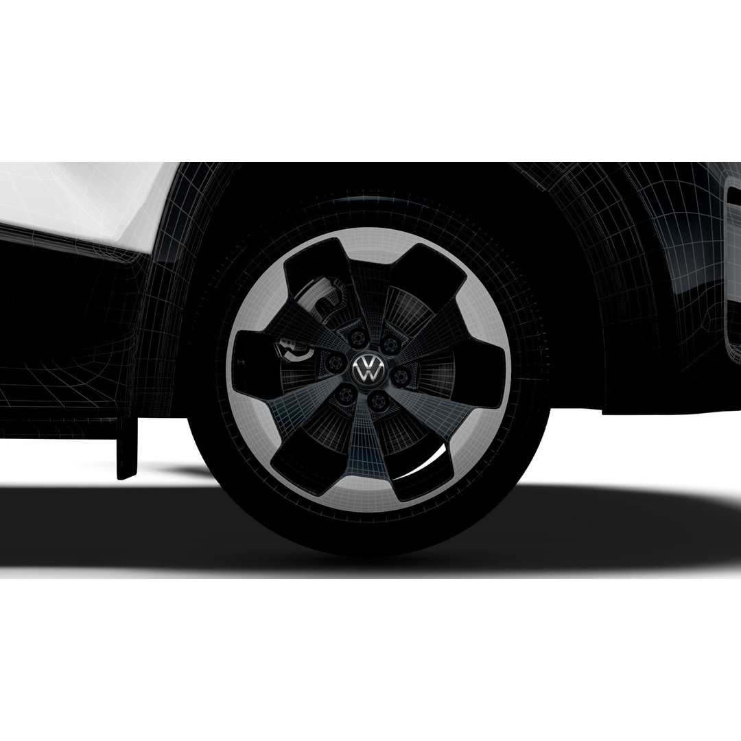 VW Transporter Van L1H1 3D Model – High-Quality Interior, Game-Ready - View 26